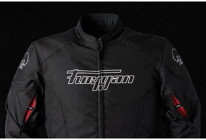 Furygan Unisex Yori Jack, noir/blanc