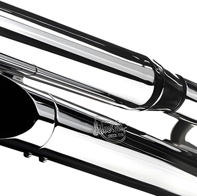 Auspuffanlage LeoVince Komplettanlage SILVERTAIL K02, chrom, mit Zulassung für Kawasaki VN 900 Class