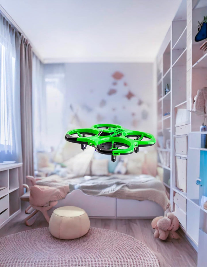 Carson Cyber Drone IR RTF – RC Quadcopter mit 360° Flip, Headless Mode, Gyro-Stabilisierung, LED-Bel