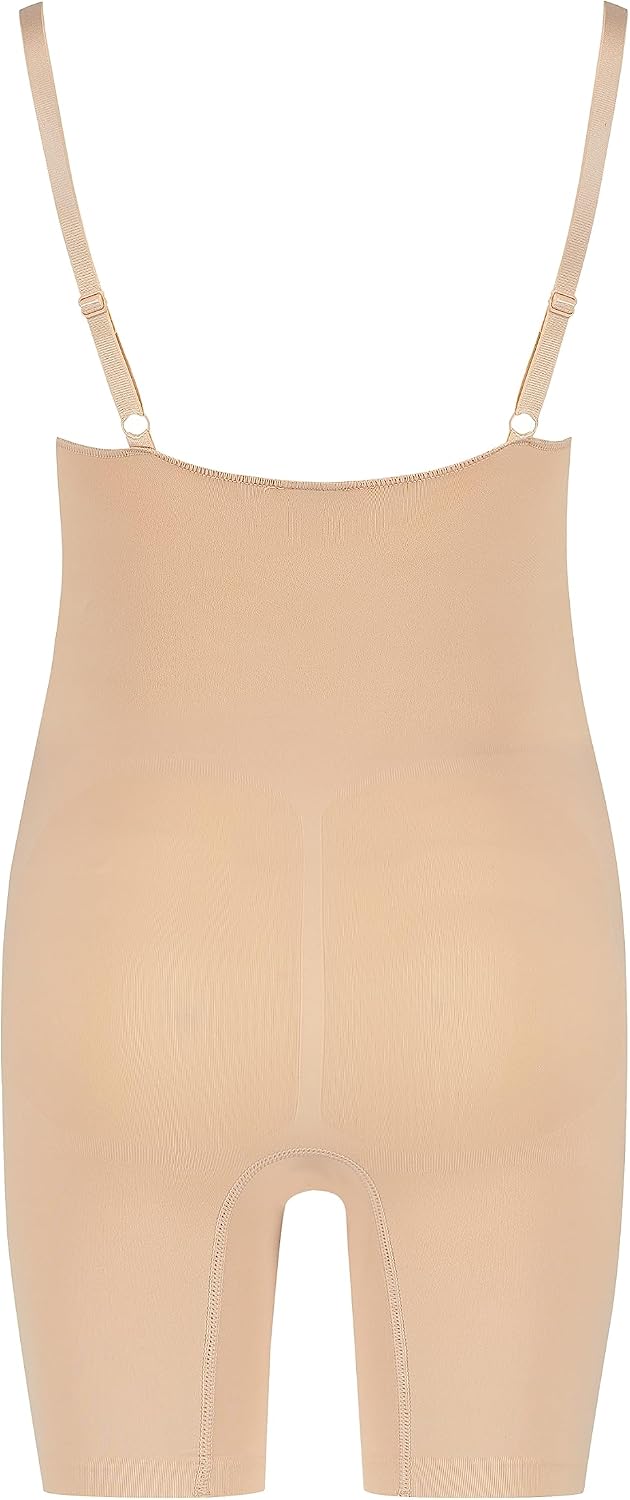 Hunkemöller Nahtlos betonender Bodysuit mit hohem Beinausschnitt L rugby tan, L rugby tan