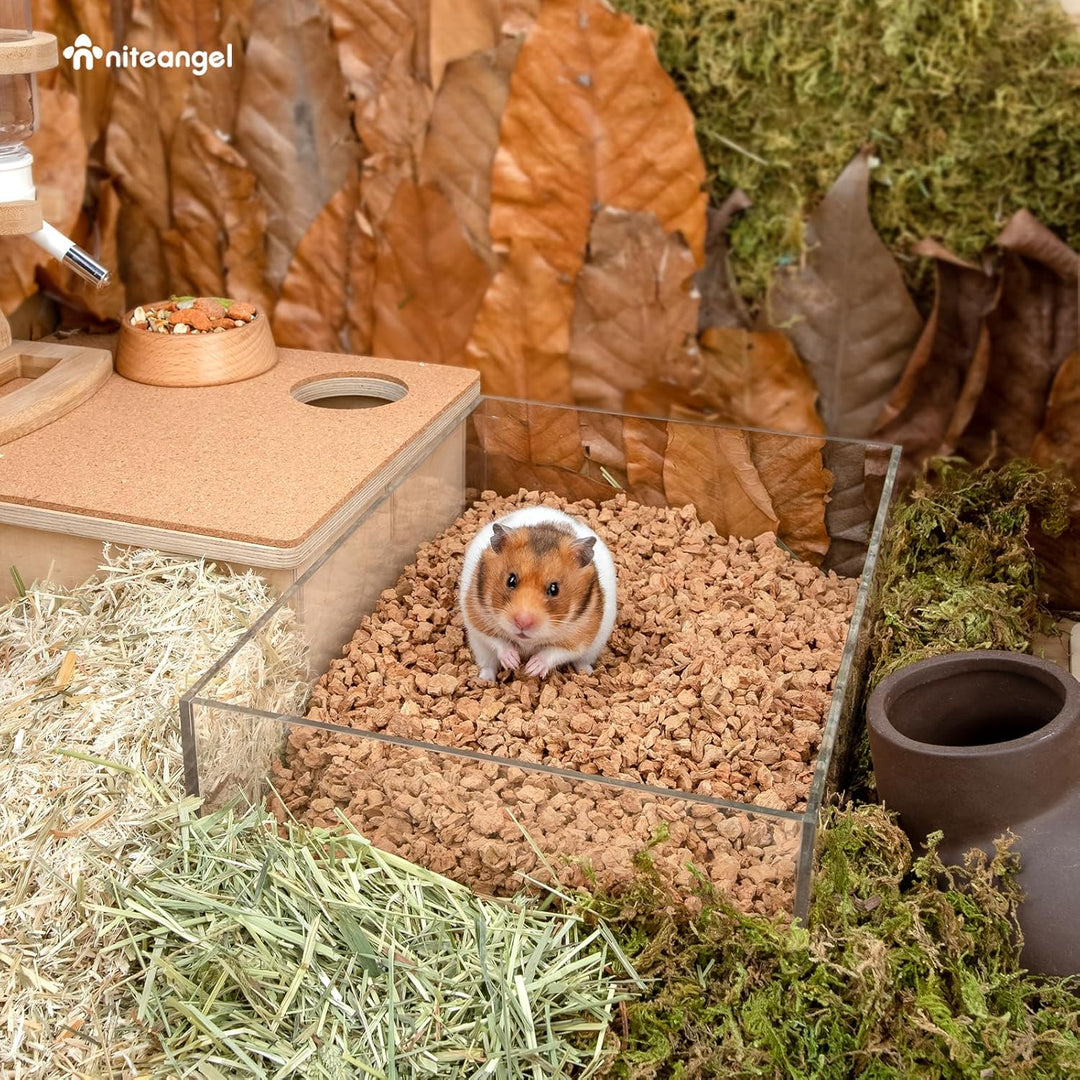 Niteangel Natürliches Kokosnuss-Hamster-Einstreu und Haustierstreu für Zwerghamster, Gerbils, Mäuse,