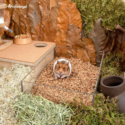 Niteangel Natürliches Kokosnuss-Hamster-Einstreu und Haustierstreu für Zwerghamster, Gerbils, Mäuse,