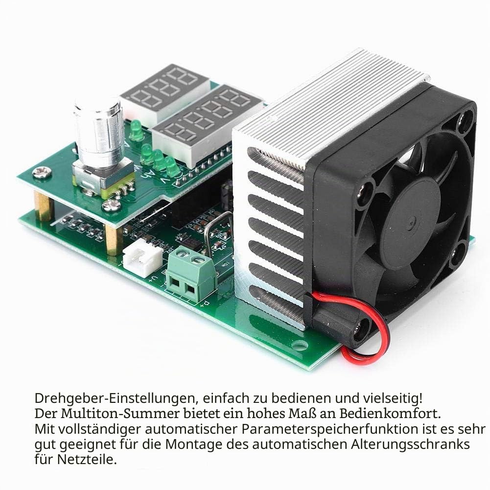 Elektronisches Lastmodul, 60 W 9,99 A 30 V Konstantstrom Elektronischer Lasttester Multifunktionaler