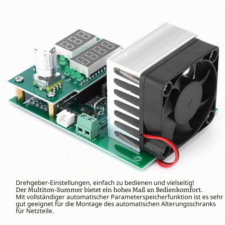 Elektronisches Lastmodul, 60 W 9,99 A 30 V Konstantstrom Elektronischer Lasttester Multifunktionaler