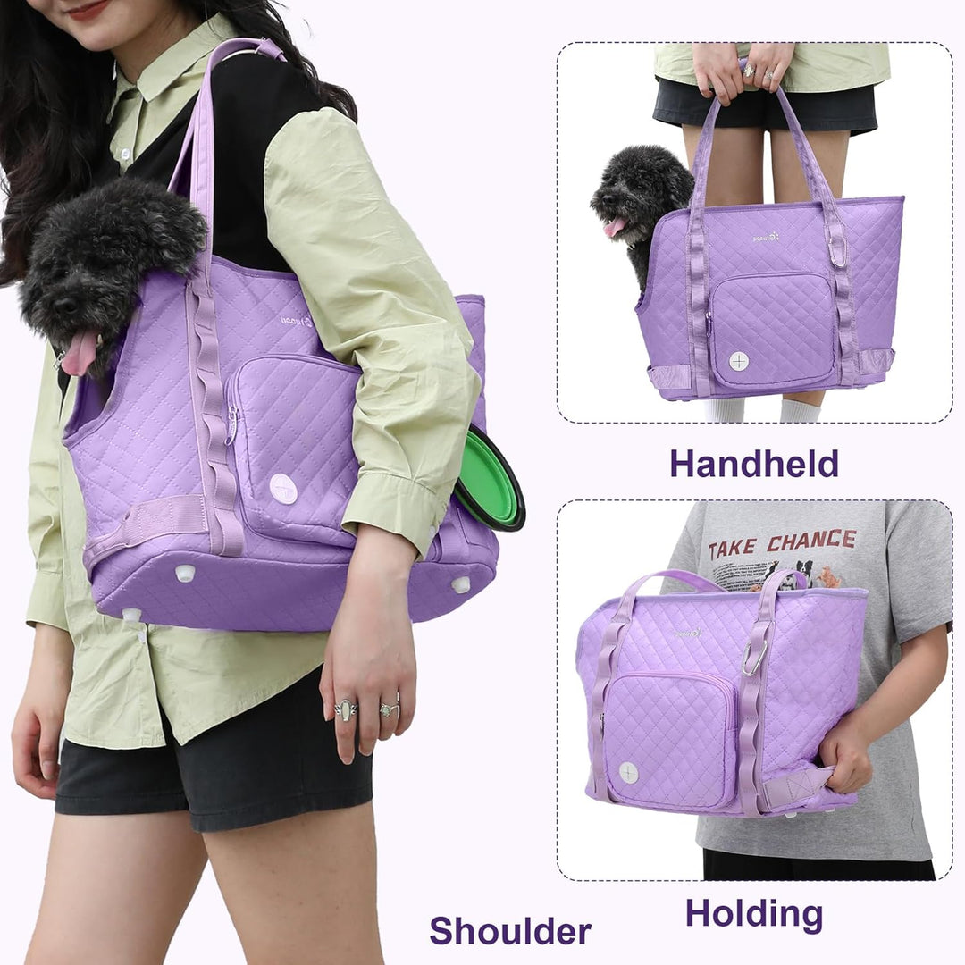 pecute Hundetasche für Kleine Hunde 4kg, Tragetasche Hund Hundetragetasche Leichte, Faltbare Hundetr