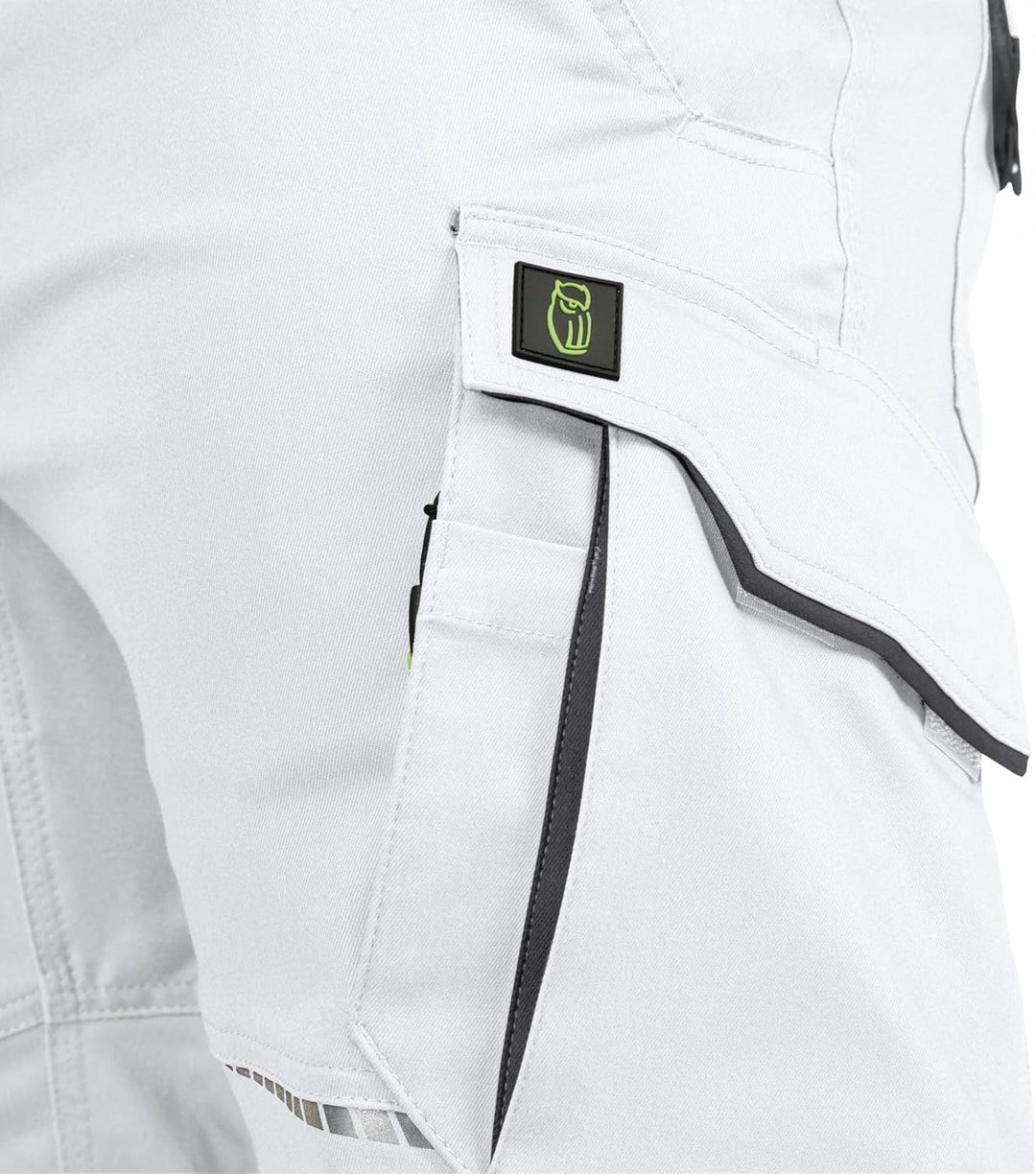 Leibwächter Kurzehose Short FLEXK Flex Line weiss-grau Grösse 64