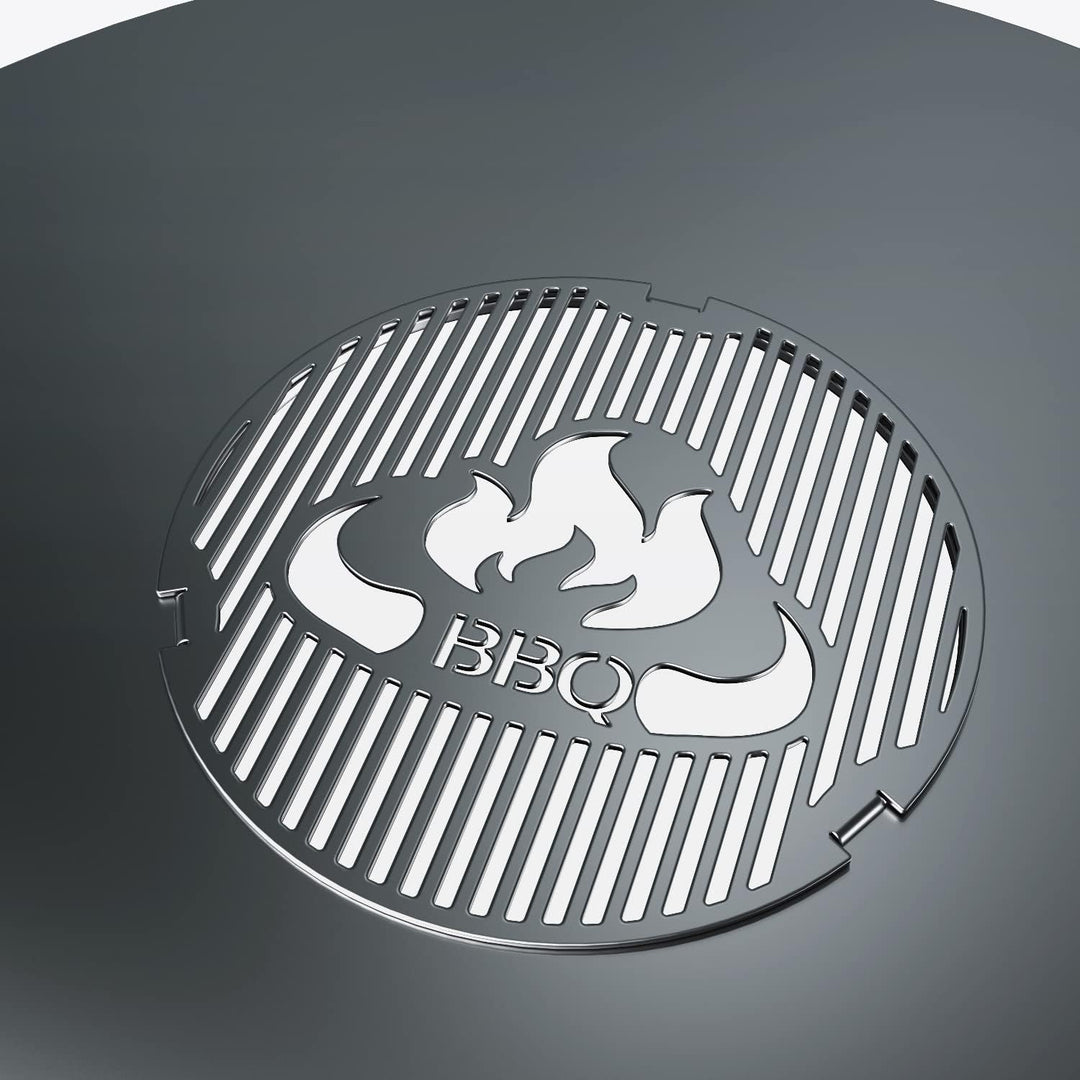 teileplus24 FR10 Grillmeister Set | 2-teilig | Grillring 80 cm + Grilleinsatz ø 20cm, Grösse:Grillri