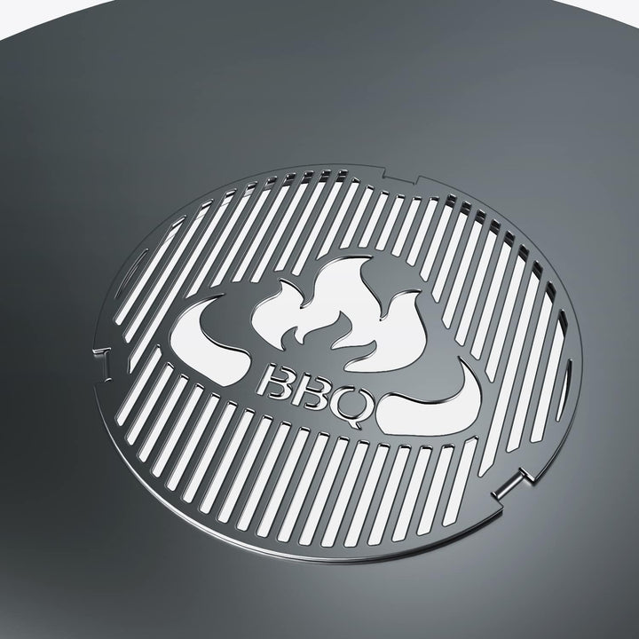 teileplus24 FR10 Grillmeister Set | 2-teilig | Grillring 80 cm + Grilleinsatz ø 20cm, Grösse:Grillri