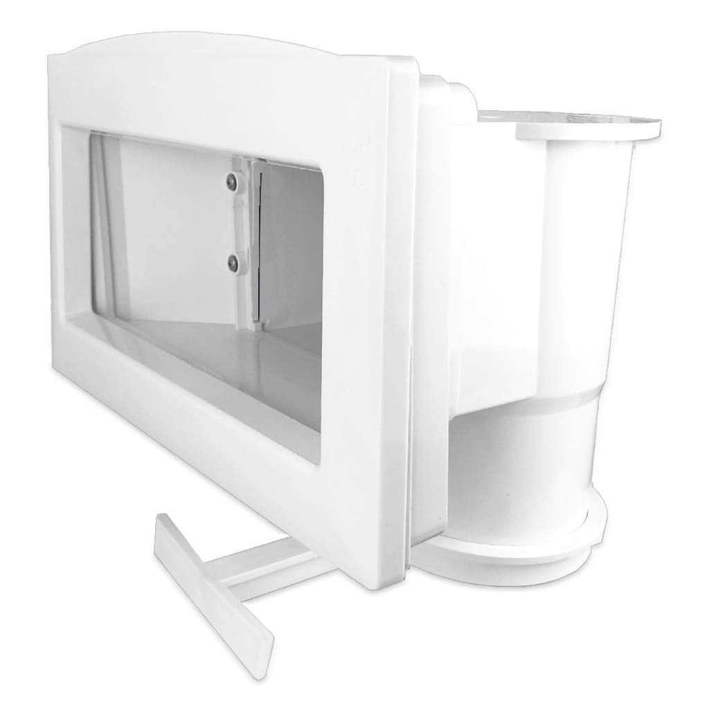 well2wellness ABS Pool Skimmer Breitmaulskimmer Set 'Wide Flow' mit erweiterter Öffnung + Skimmerble