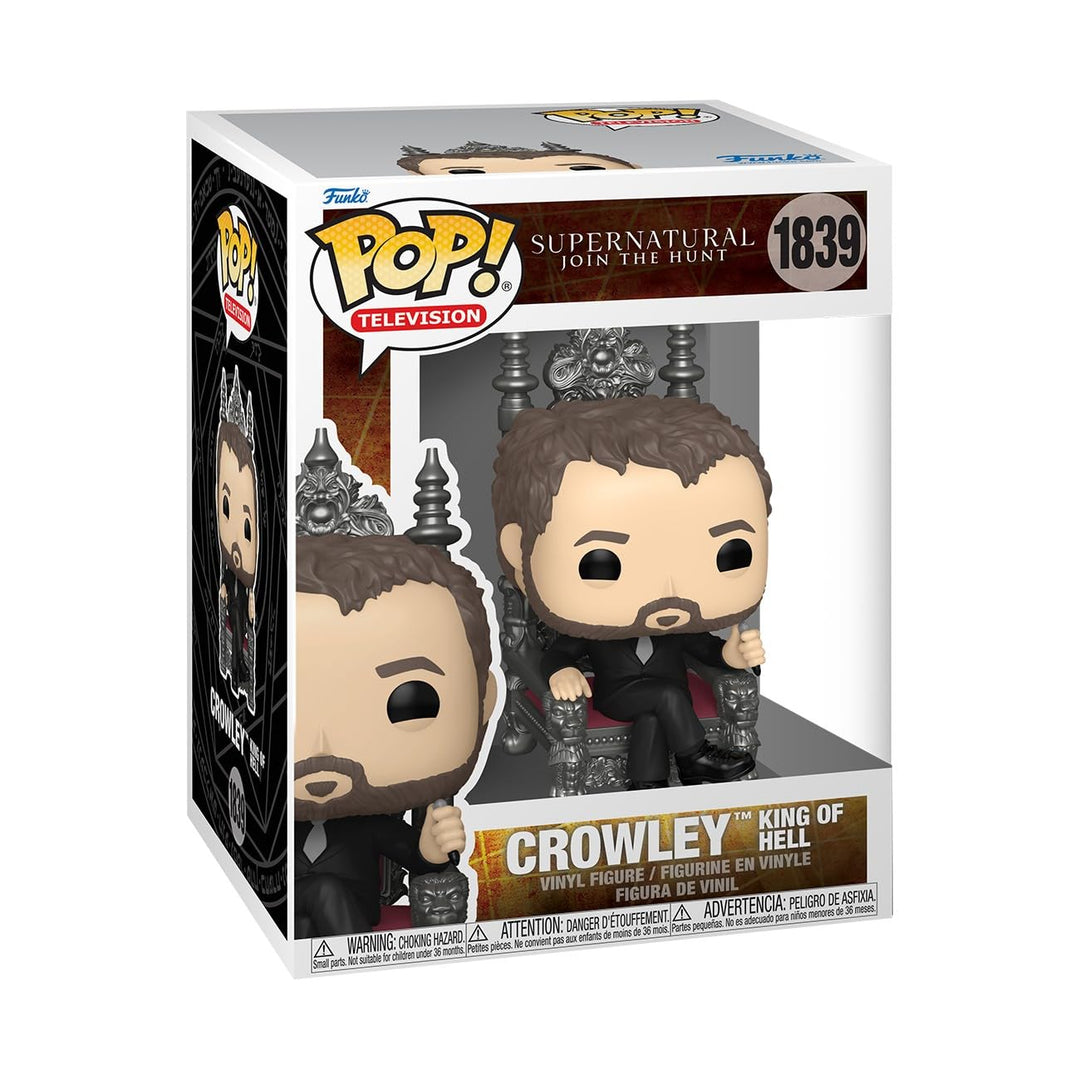 Funko Pop! Premium: Supernatural - Crowley KOH - Vinyl-Sammelfigur - Geschenkidee - Offizielle Hande