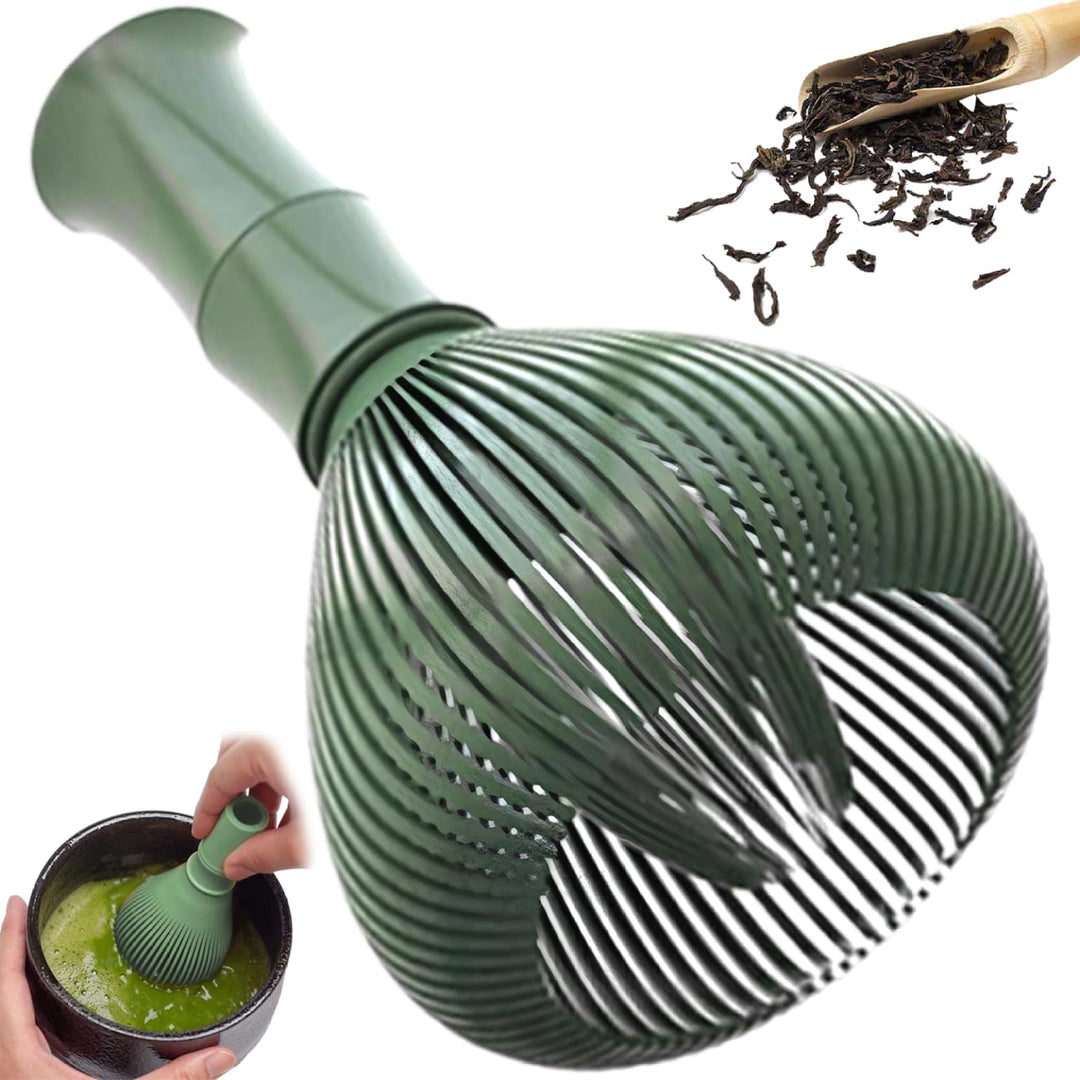 Matcha Whisk Plastic Plastic Matcha Whisk Waschable wiederverwendbarer Matcha-Bürste 4.7x2,4in Hitze
