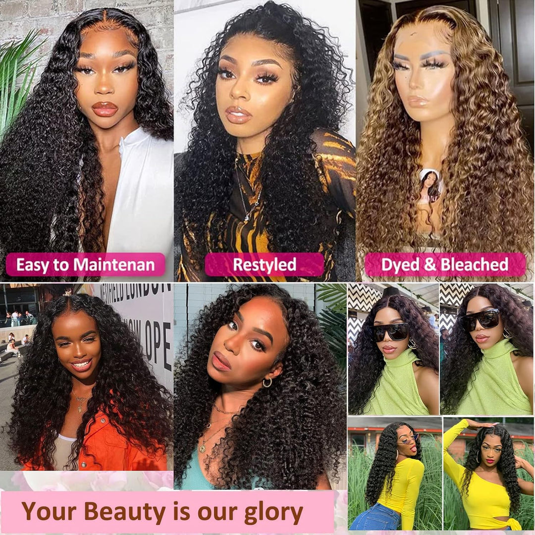 Huarisi 1 Bundle Long Brazilian Kinky Curly Bundles Long Remy Human Hair Weave Extensions 8a Unproce