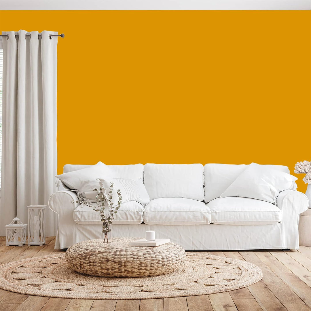 BOX DECO COULEURS Farbe Senfgelb, natürlich, ökologisch, für den Innen- und Aussenbereich, Satin-Opt