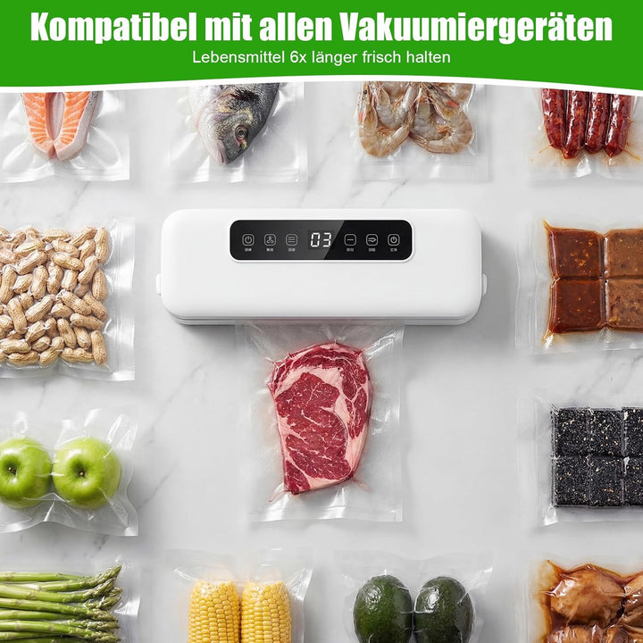 Profi Vakuumbeutel 40x30 cm, 100 Stück – BPA-freie, reissfeste Folienbeutel für alle Vakuumiergeräte