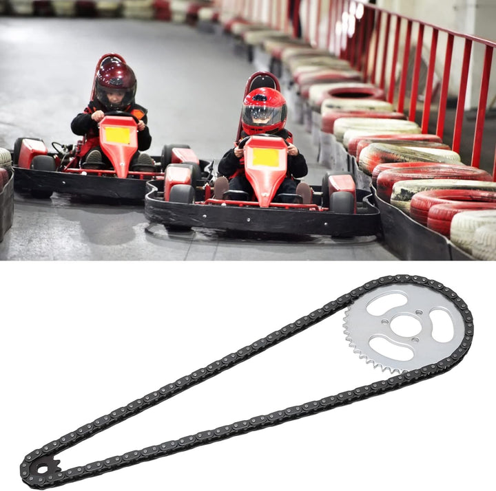 T8F Ritzel Vorne und Hinten, Kettenersatz Hochleistungs-T8F-Getriebekettensatz für Modifizierte Kart