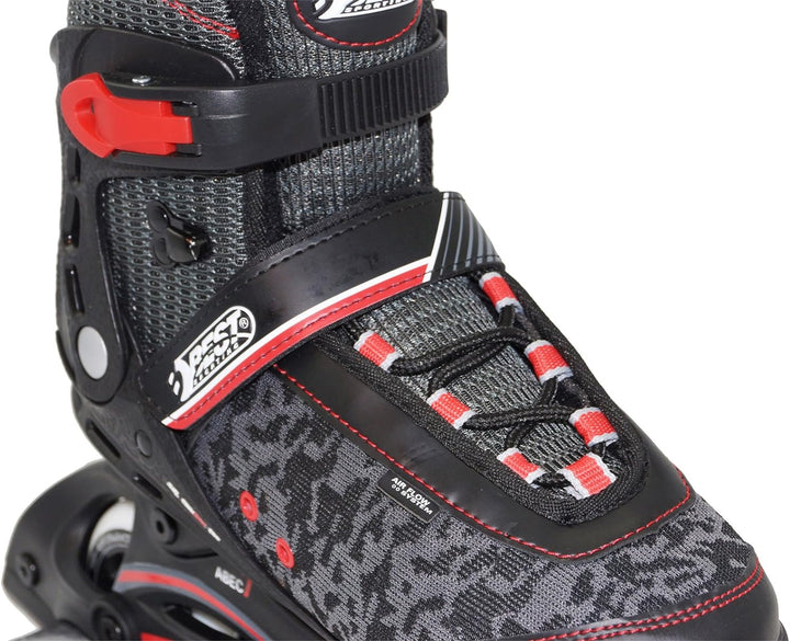 Best Sporting Inline Skates, Grösse verstellbar mit ABEC 7 Carbon Kugellager, Inliner für Teenager u