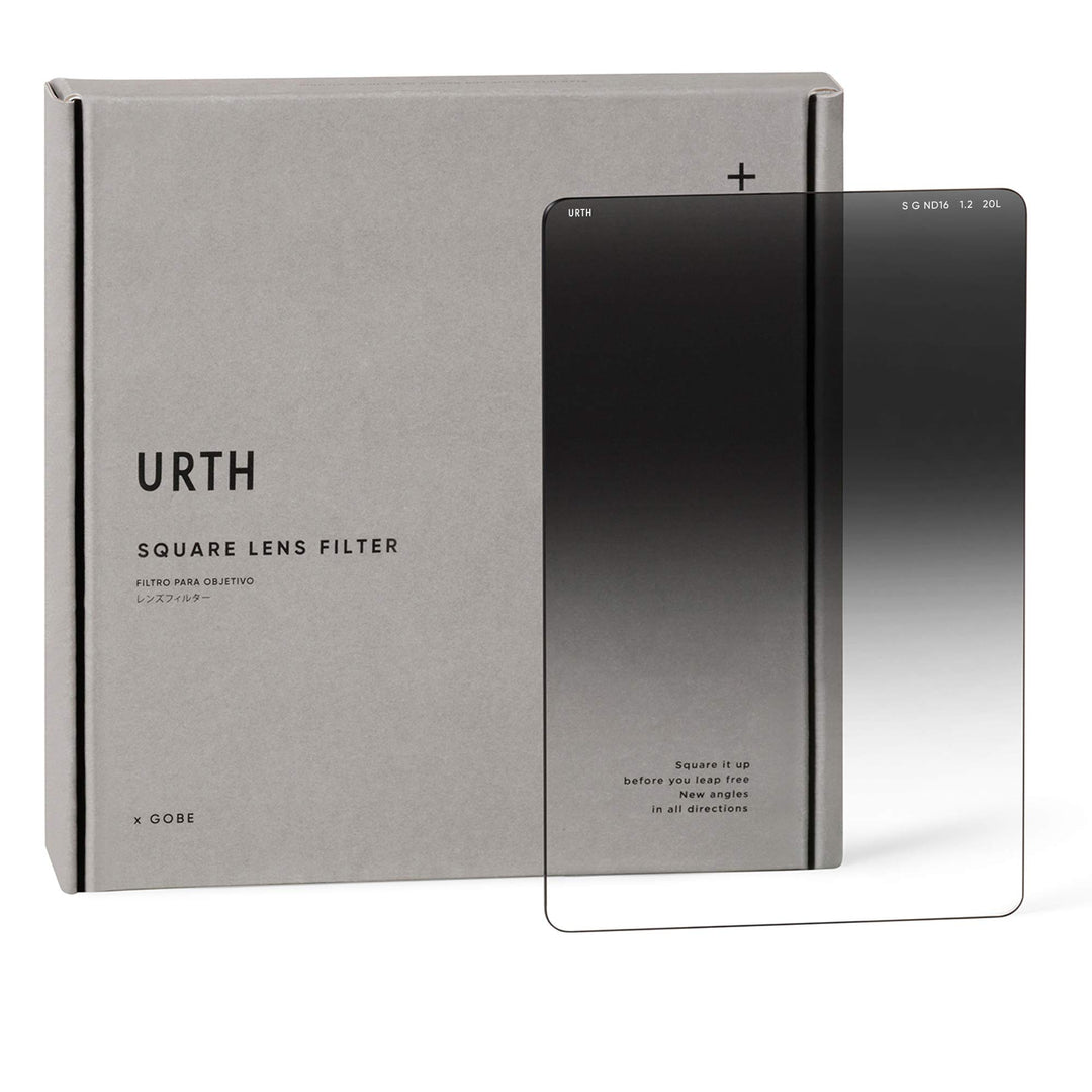 Urth 100 x 150mm Grauverlaufsfilter Soft ND16 (4 Stop) GND Filter (Plus+), ND16
