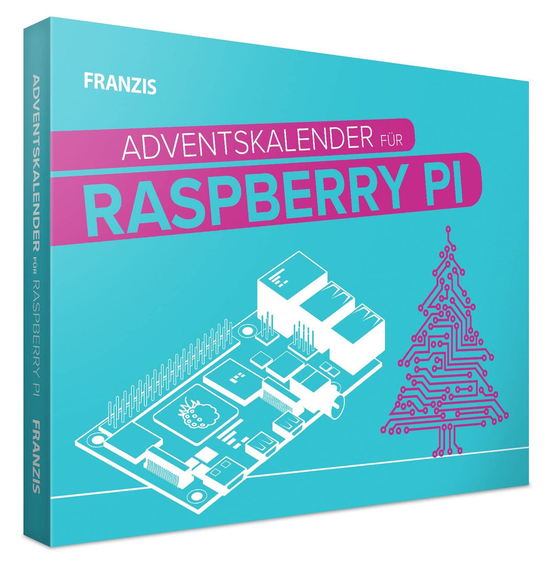 FRANZIS 55103 - Raspberry Pi Adventskalender, in 24 Tagen eine Weihnachtskrippe bauen und programmie