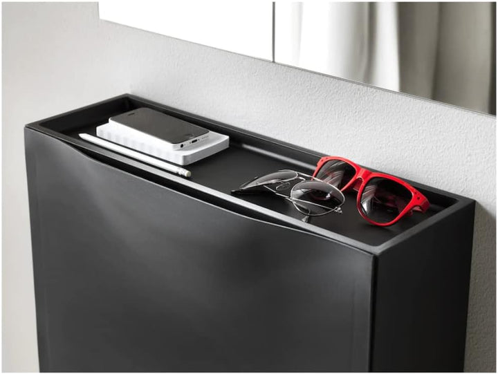 IKEA Trones Schuhregal / Aufbewahrungsbox, 50,8 x 18,8 x 38,5 cm, Schwarz, 45,7 x 132 x 99 cm, 2 Stü