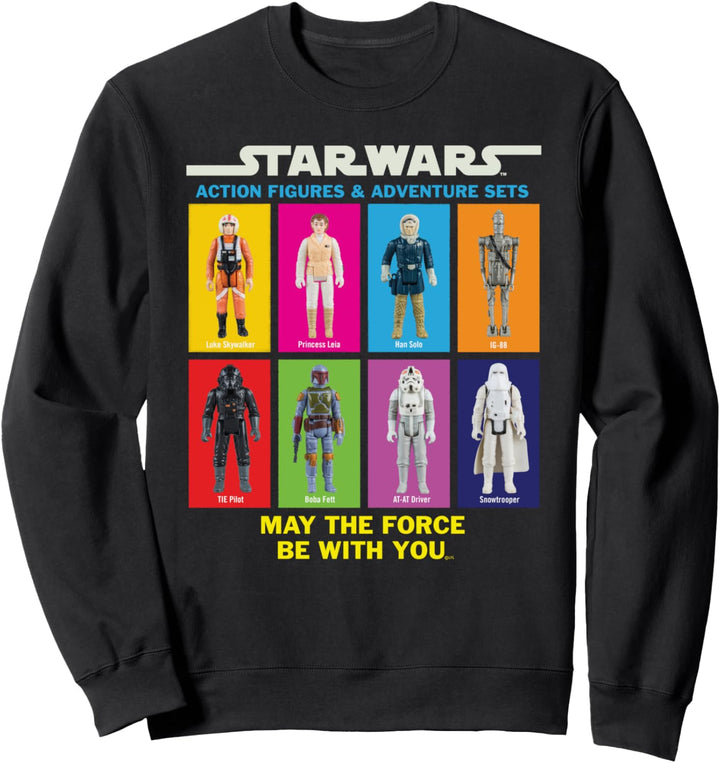 Star Wars Action Figures May The Force Be With You Sweatshirt