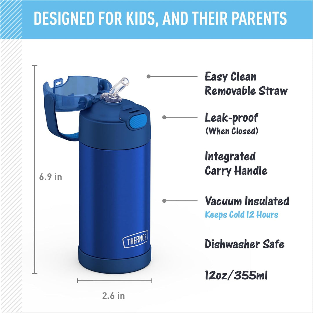 Thermos Blue Funtainer 12 Ounce Bottle Blau Flasche, Blau Flasche