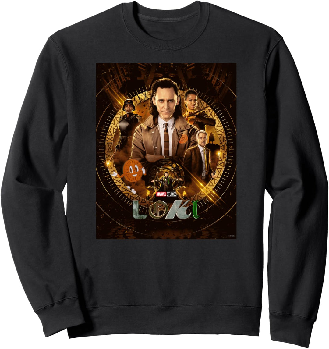 Marvel Loki Characters Disney+ Series Poster Sweatshirt