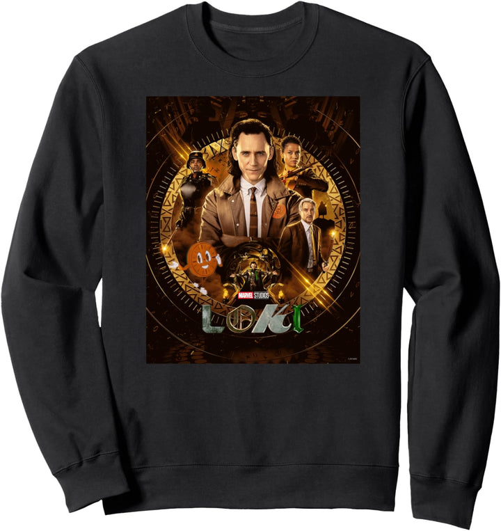 Marvel Loki Characters Disney+ Series Poster Sweatshirt