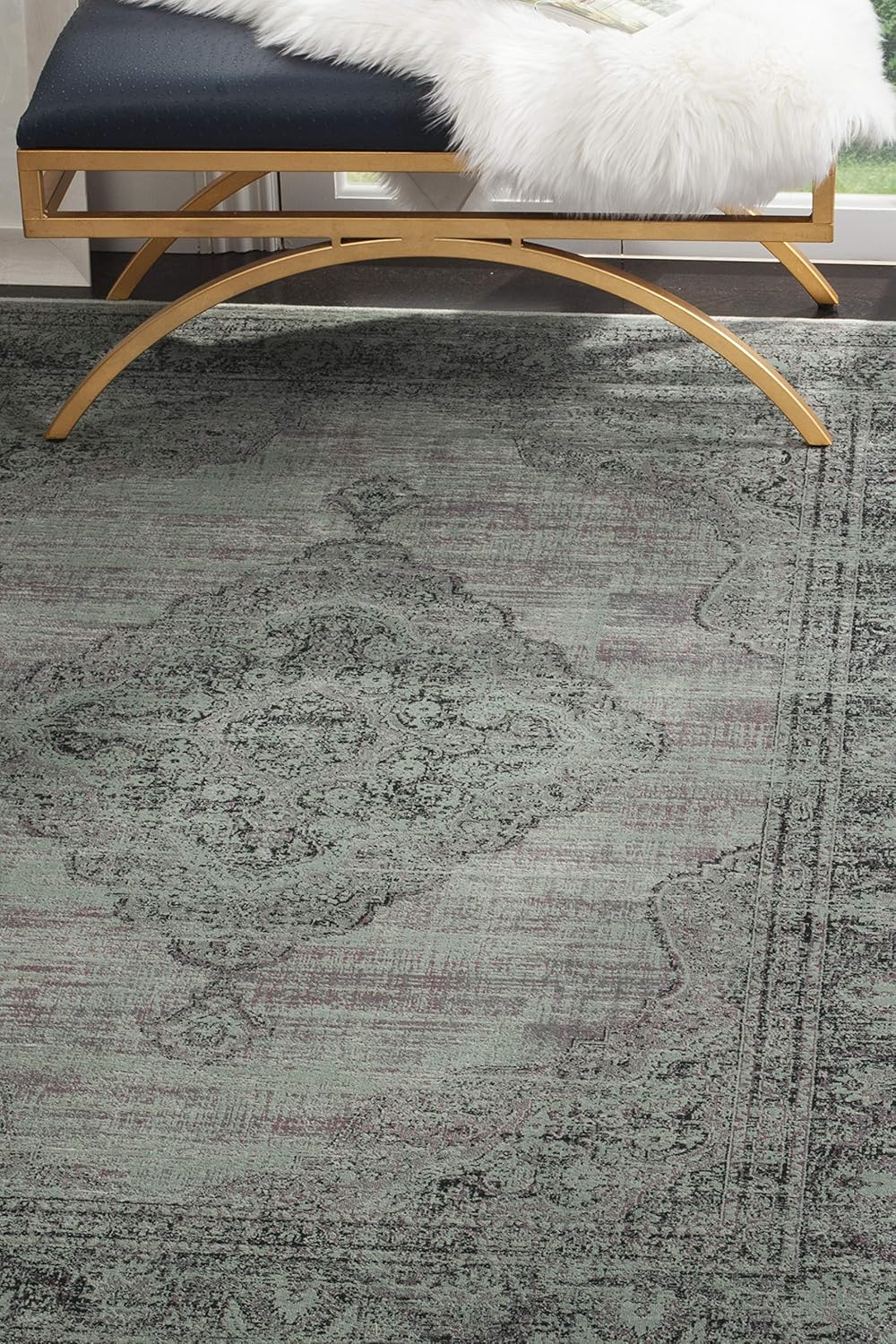 SAFAVIEH Traditionell Teppich für Wohnzimmer, Esszimmer, Schlafzimmer - Vintage Collection, Kurzer F