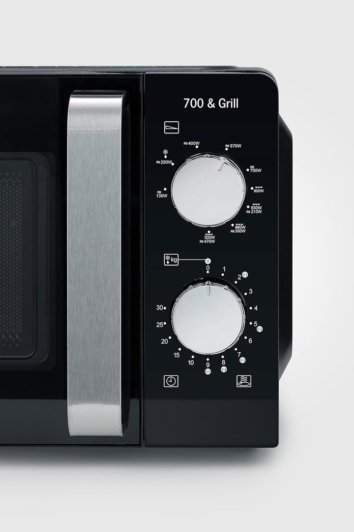 SEVERIN 2-in-1 Mikrowelle mit Grill 700 W, 900 W Grill, Grillofen mit 9 Automatikprogrammen, Mikrowe