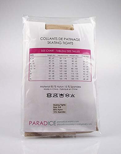 PARADICE WORLD BY SKATER FOR SKATERS Strumpfhose für Eiskunstlauf, Design Small Stars, Strass, Quali