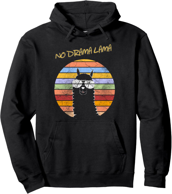 Kein Drama Lama für eine Alpaka-Wanderung Lama. Pullover Hoodie