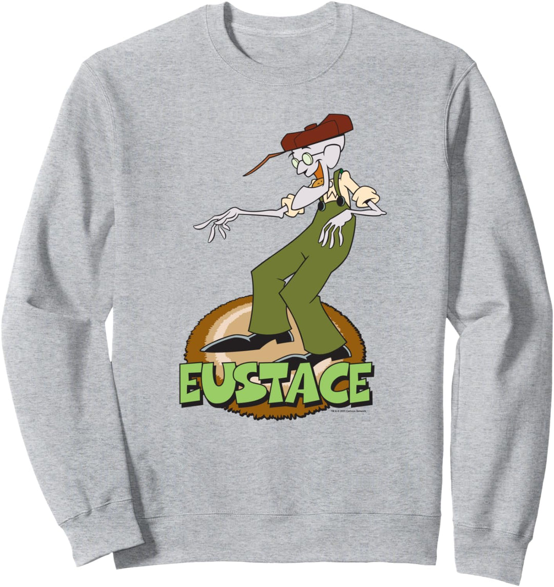 Courage the Cowardly Dog Eustace Standing Sweatshirt