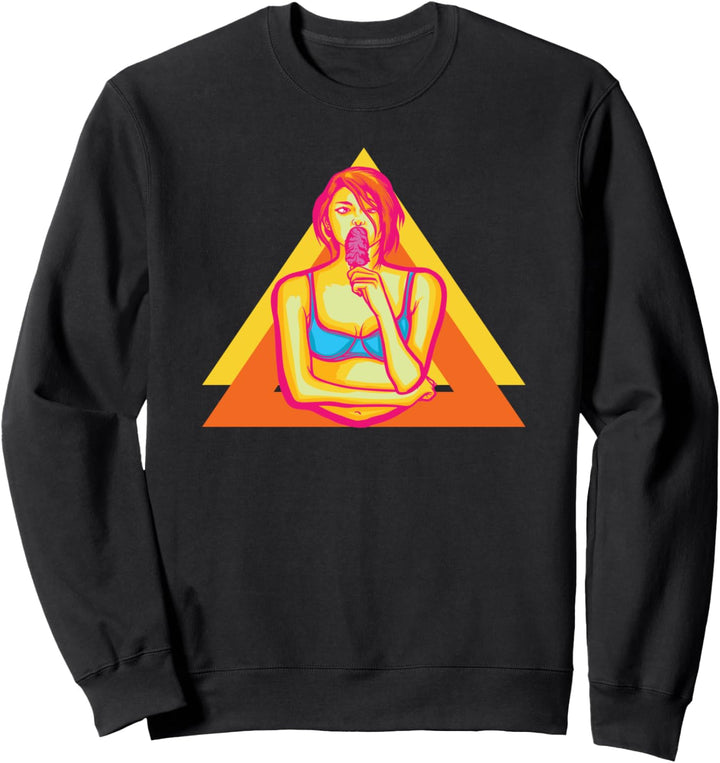 Pastell Goth Eiscreme Mädchen Japanische Anime Kawaii Sweatshirt