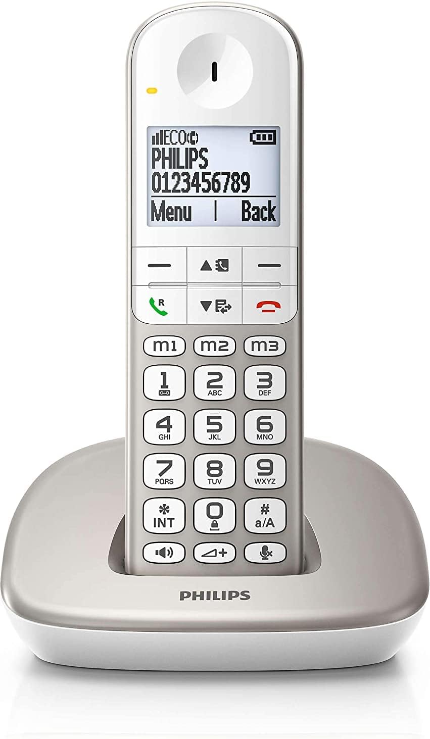 Philips XL4901S DECT-Komforttelefon – Schnurloses Telefon mit Mobilteil – Grosse Tasten - Lautstärke