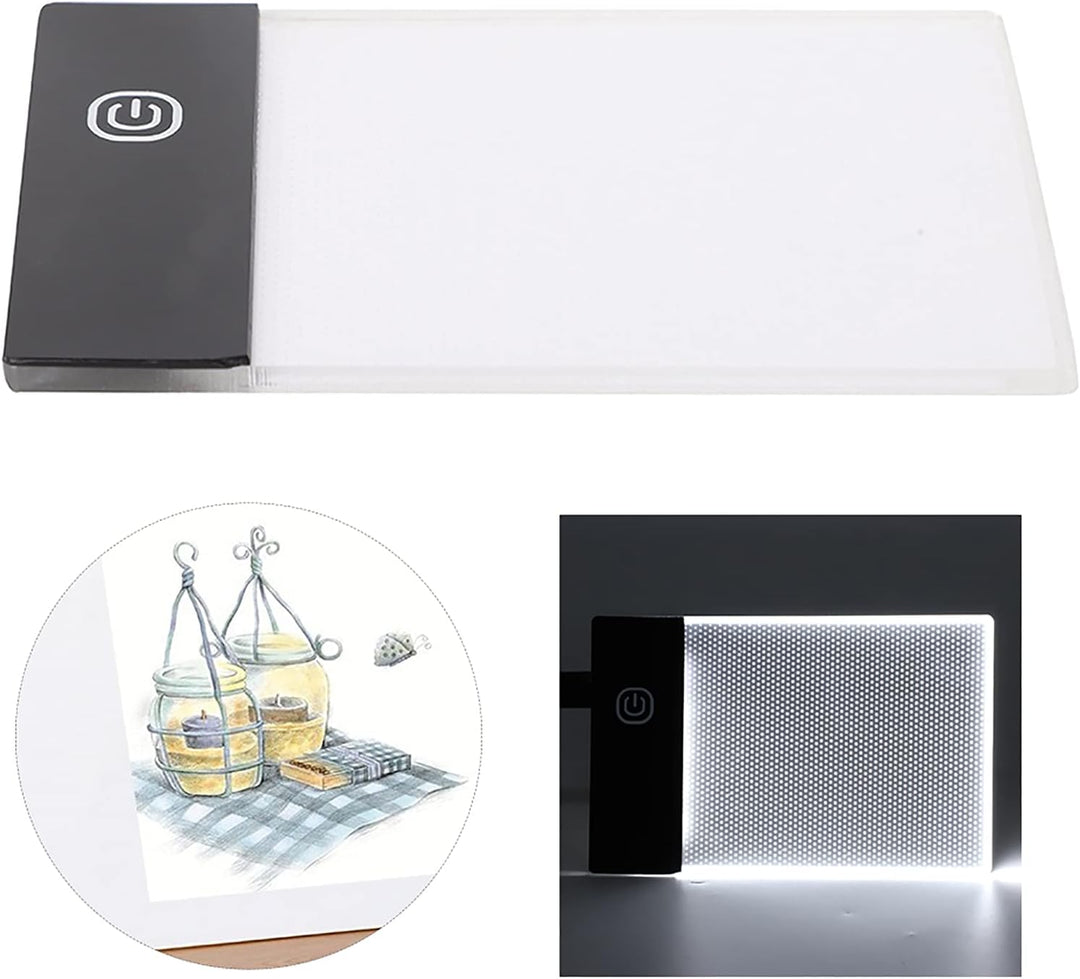 Led Licht Pad, Leuchttisch A6 Dimmbar Leuchtplatte Kit Ultradünnes Tablet Zeichnung Skizzieren Wiede
