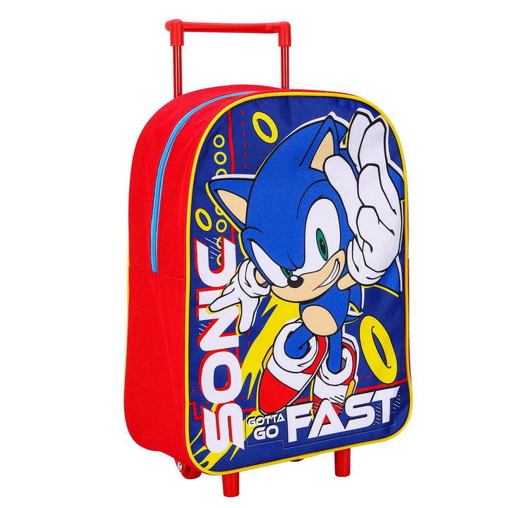 Faltbarer Kinder-Trolley, Handgepäck, Rucksack für Schule, Reisen, Urlaub Blau, Blau