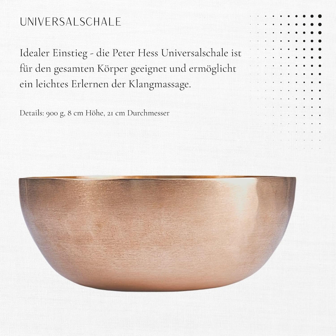 Peter Hess Klangschalen Set - Therapieklansgchalen Einsteiger Set bestehend aus Premium Universalsch