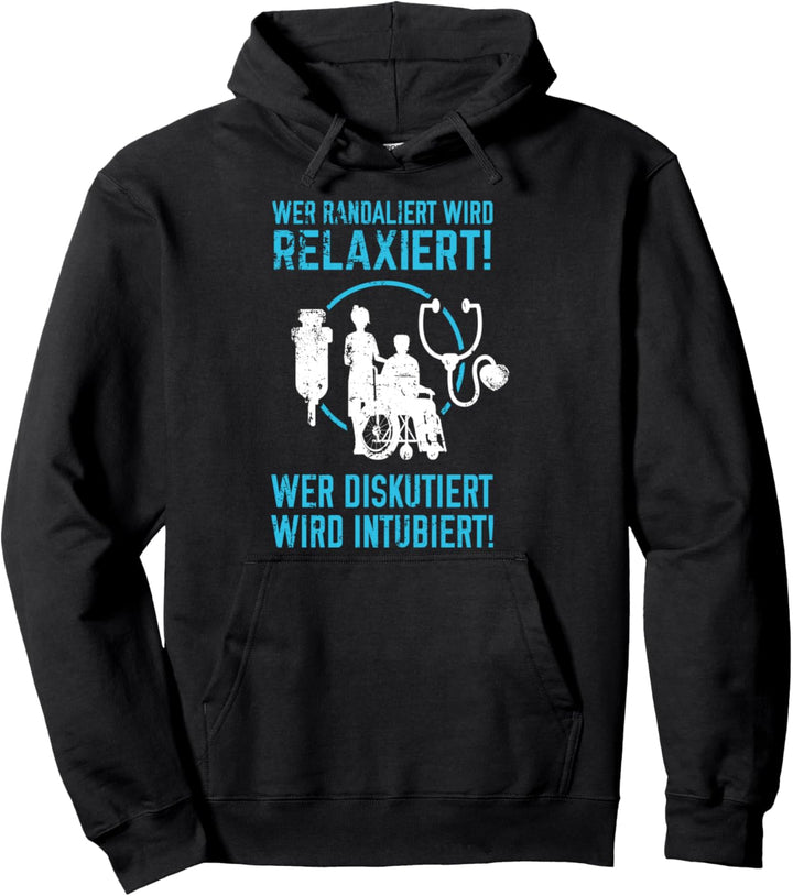 Alten-Pfleger Sprüche-Design I Pflege Motiv Pullover Hoodie