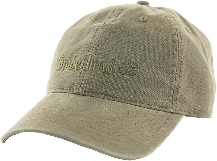 Timberland Herren-Baseballmütze mit Lederaufnäher-Logo Einheitsgrösse Grün, Einheitsgrösse Grün