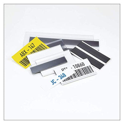 Magnetische Etikettenhalter für Einstecketiketten 500 mm Breit/Tickethalter/Etiketten Halter (54 mm