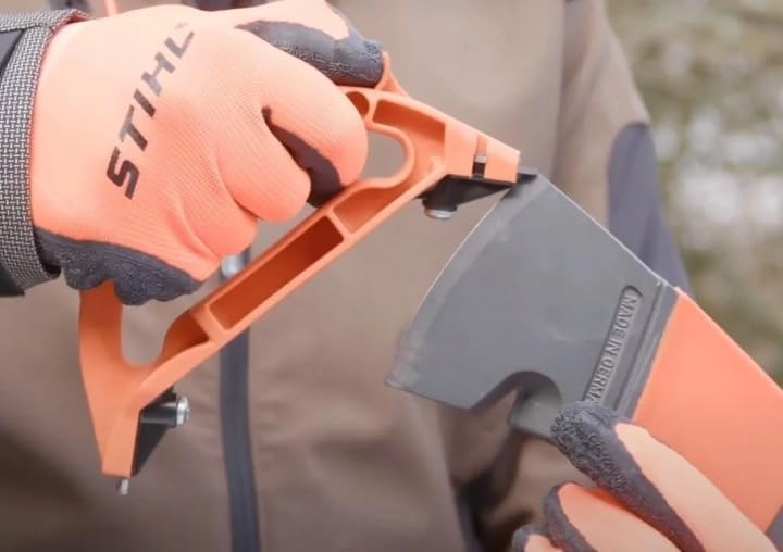 STIHL 0000 881 9801 Schärferwerkzeug Messerschärfer Abziehschärfer 3 in 1