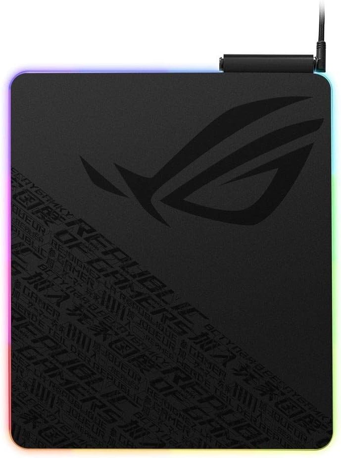 ASUS ROG Balteus RGB Gaming-Mauspad (Aura Sync, USB-Passthrough, rutschfest)
