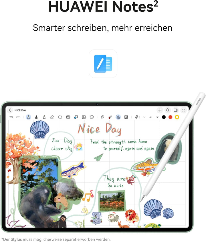 HUAWEI MatePad 11.5 S 2026 Tablet, 2.8K 144Hz Ultraklares PaperMatte Display, 12+256GB, 8800 mAh Akk