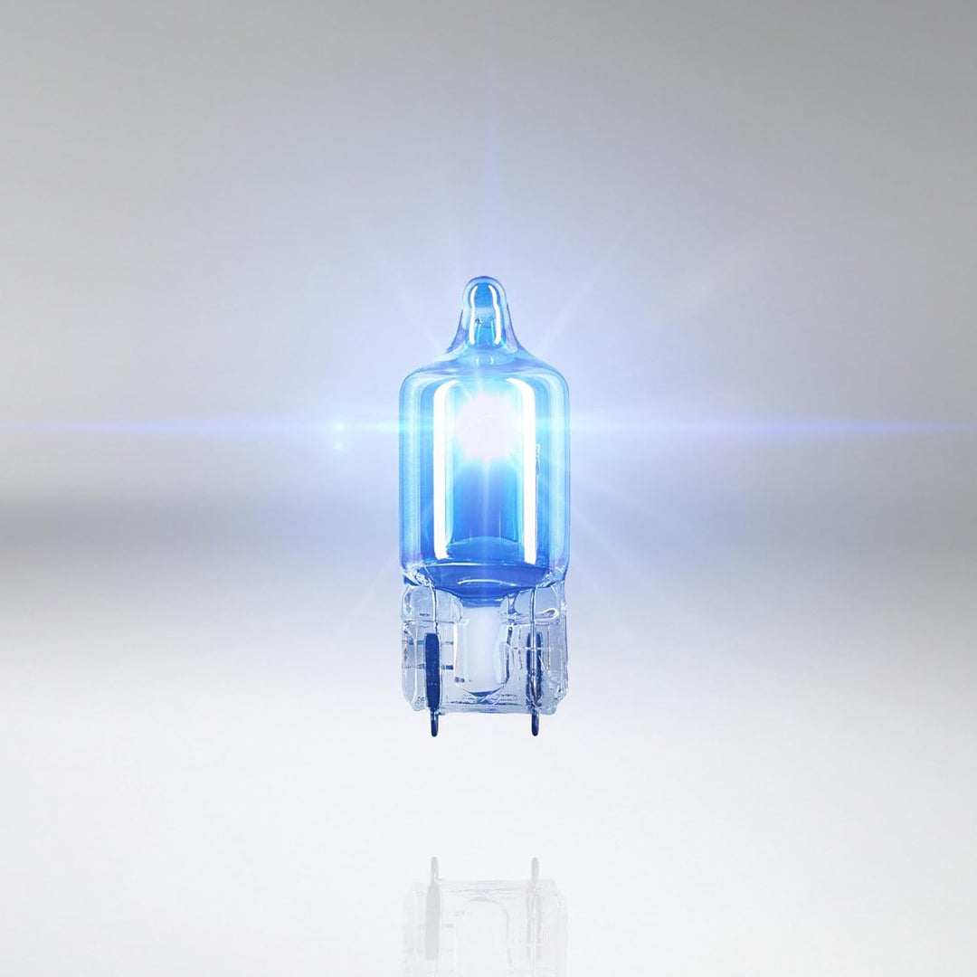 OSRAM COOL BLUE® INTENSE W5W, bis zu 4.000K, Halogen-Signallampe, Faltschachtel (10 Lampen) W5W Falt