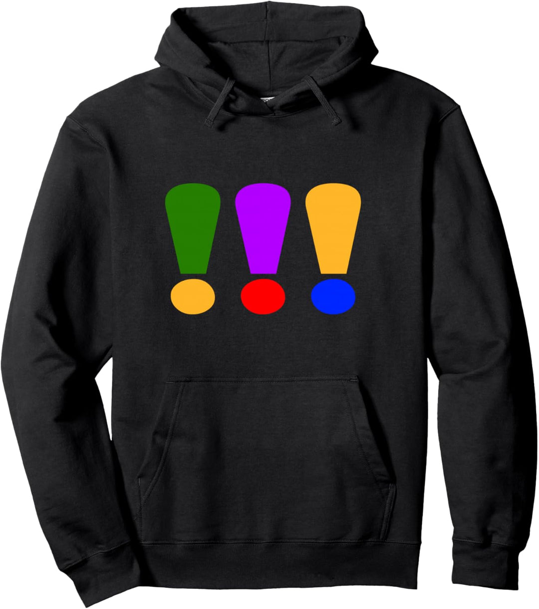 Drei Ausrufezeichen Pullover Hoodie