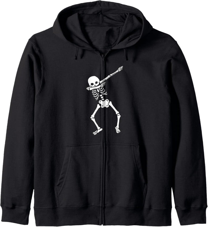 Dabbing Skelett Kapuzenjacke