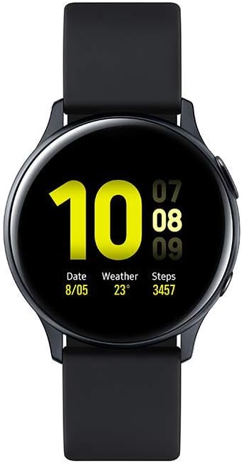 Samsung R835 Galaxy Watch Active 2, eSIM, Aluminium 40mm, Aqua Black, Aqua Black 40mm Bluetooth Uhr