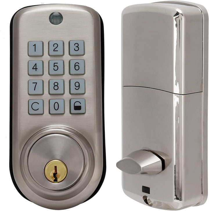 Keyless Entry Türschloss-Set, digitales mechanisches Codeschloss, Kombinationstürschloss für Garage,