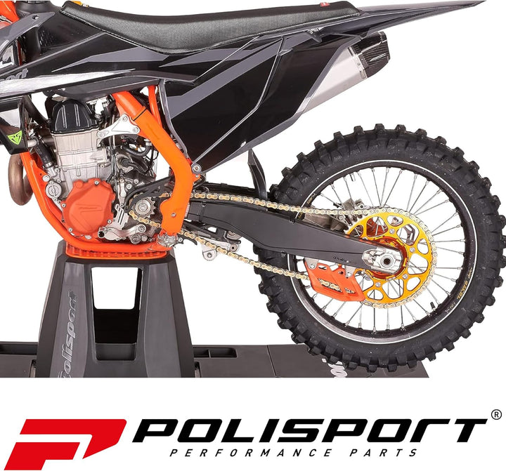 Polisport 8456500001 Schwinge Schutz für KTM SX/SX-F/XC/XC-F (13-18), Schwarz, 100 Stück