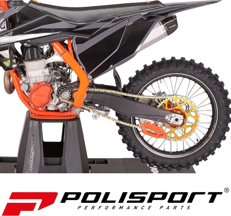 Polisport 8456500001 Schwinge Schutz für KTM SX/SX-F/XC/XC-F (13-18), Schwarz, 100 Stück